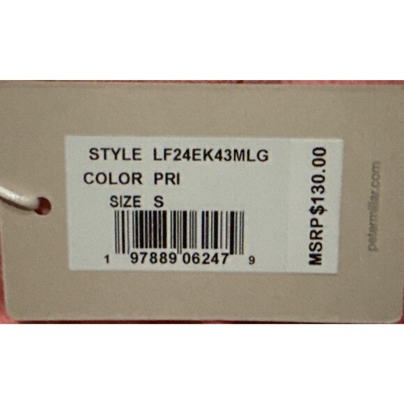 Peter Millar Women’s Raglan Sleeve Perth Layer Pullover Pink Small New with Tag - Picture 5 of 7